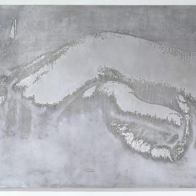 Canan Dağdelen, Communication Nonverbal, 2006, Aluminium rölyef edisyon 1/2, 83x116x2 cm.